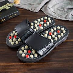 Plantar fasciitis Relief Slippers- Massage Slippers | Manual Foot Massagers | Non-Slip Foot Massage Slippers | Foot Acupoint Massage Shiatsu Arch Heel | Reflexology Sandals