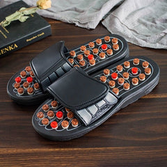 Plantar fasciitis Relief Slippers- Massage Slippers | Manual Foot Massagers | Non-Slip Foot Massage Slippers | Foot Acupoint Massage Shiatsu Arch Heel | Reflexology Sandals
