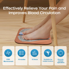 3D Smart Foot Massage Mat With Remote Control Improve Blood Circulation Relax Muscles Slimming Legs/Feet Massager Pad