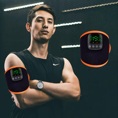 Smart Training Massager, 2 Gears Hot Compress, 8 Modes, 19 levels of intensity Suitable For Wrists, Arms, Calve And Thighs, Trai