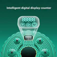 Intelligent waist-twisting disc for fat-burning weight loss exercise, enhanced version for abdominal toning and shaping a beautiful waist, suitable for home use by adults.