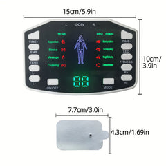 USB rechargeable multi mode ems/tens pain relief device,20-intensity Electrical Stimulator Full Body Relax Massager Pulse Acupun