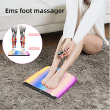 Household EMS colorful massage foot pad micro-current pulse massage foot pad foot massage machine