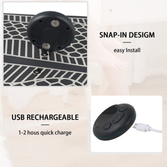 EMS Foot Massager Mat Back Massager for Neuropathy Pain Relief Electric Legs Feet Stimulator Massager Machine