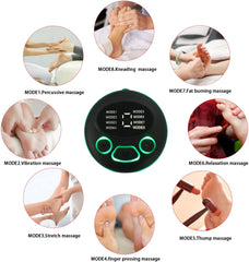 EMS Foot Massager Mat Back Massager for Neuropathy Pain Relief Electric Legs Feet Stimulator Massager Machine
