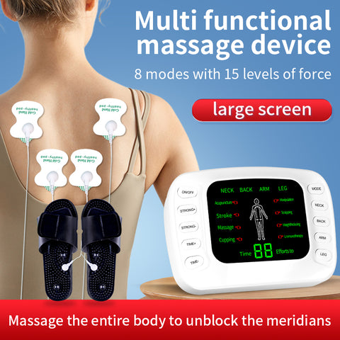 Intermediate frequency multifunctional whole body massager, waist, leg and back physiotherapy instrument