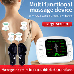 Intermediate frequency multifunctional whole body massager, waist, leg and back physiotherapy instrument