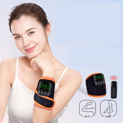 Smart Training Massager, 2 Gears Hot Compress, 8 Modes, 19 levels of intensity Suitable For Wrists, Arms, Calve And Thighs, Trai